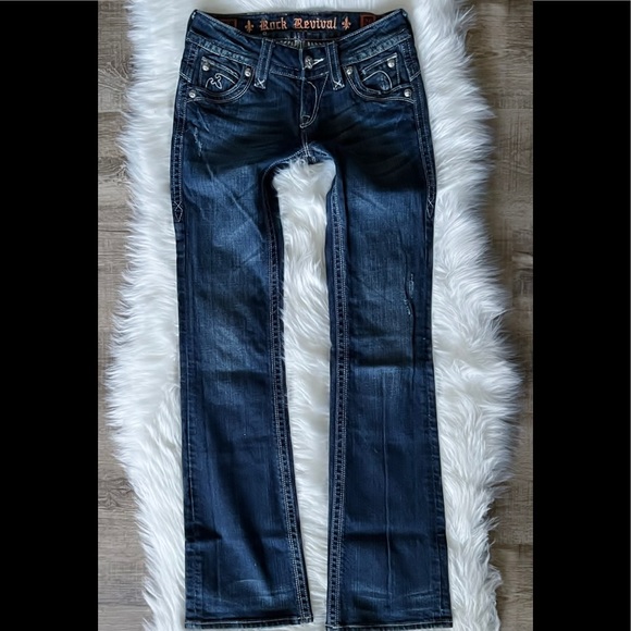 NWOT Rock Revival Chrissie Boot Stretch Jeans 26 - Picture 7 of 8